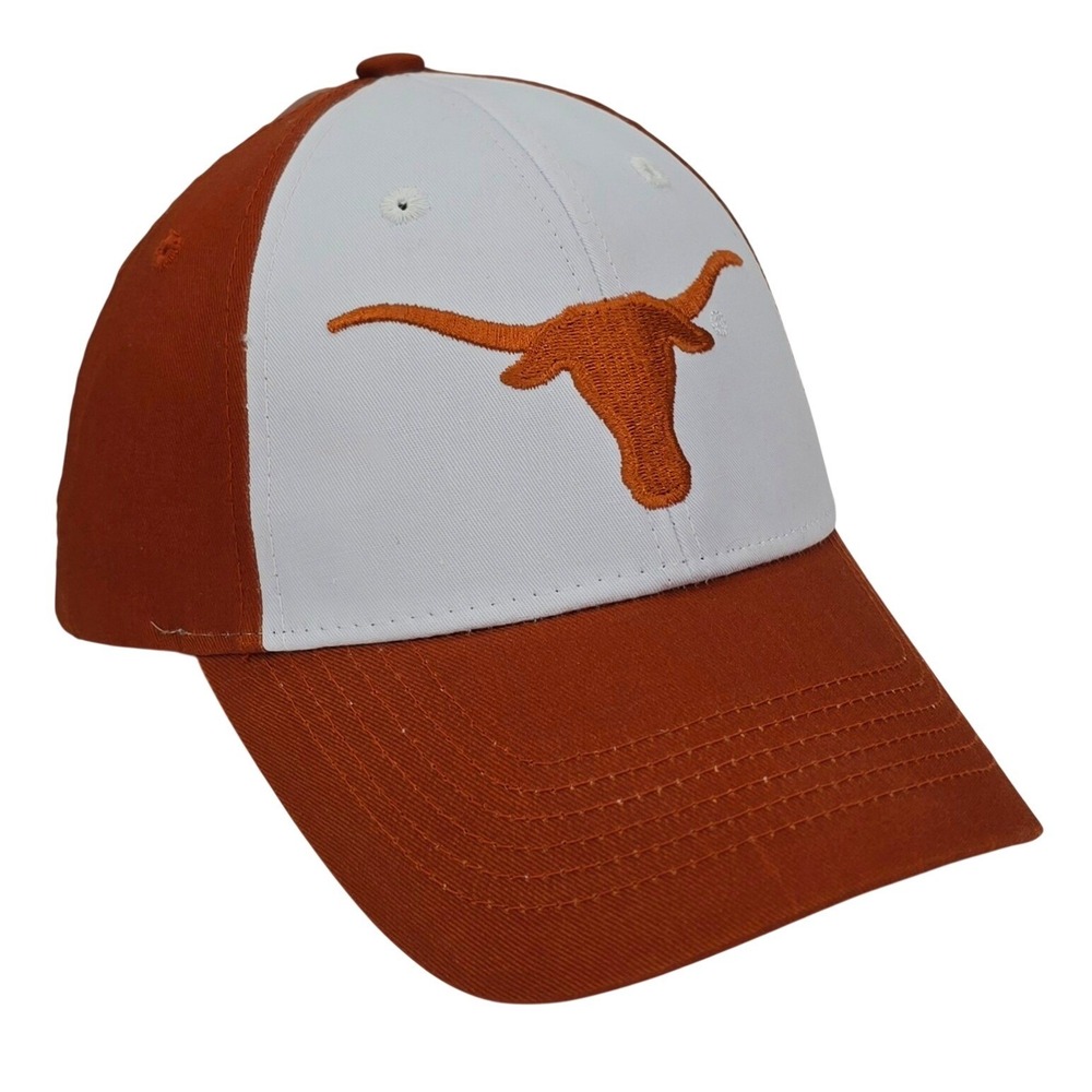Texas Longhorns Hat Cap Orange White Embroidered Logo NCAA Licensed Fan Gear NEW